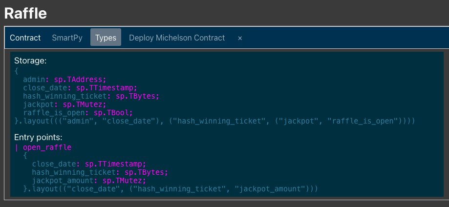 Figure 4: Online Editor Types